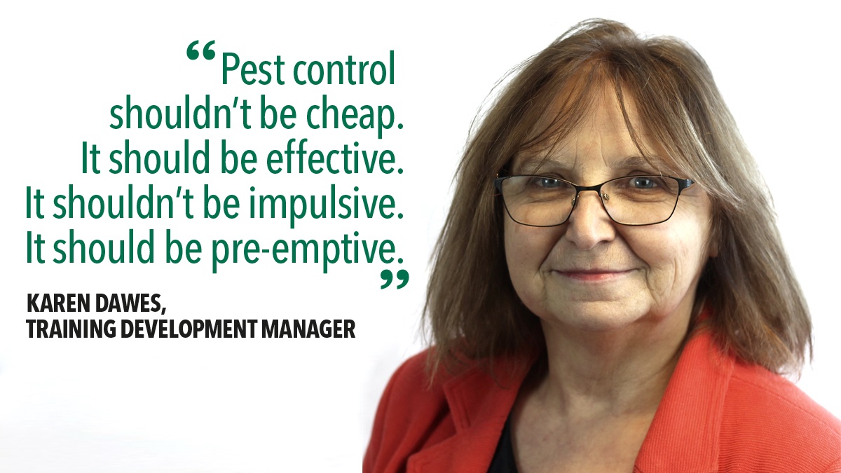 Karen Dawes on pest control